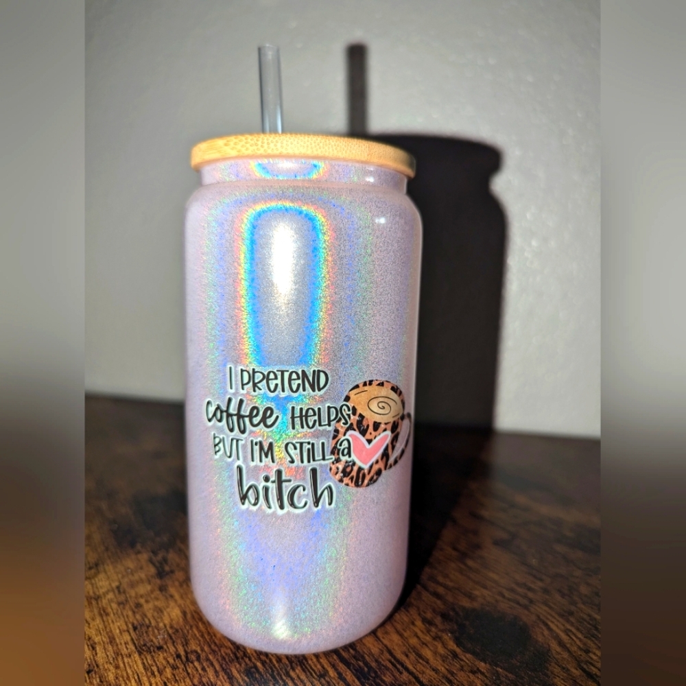Glass Libbey Can
